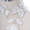 1 Yard Silver Alencon Embroidery Lace Trim With Gold Wire Embellishment Perfect For Bridal And Formal Wear